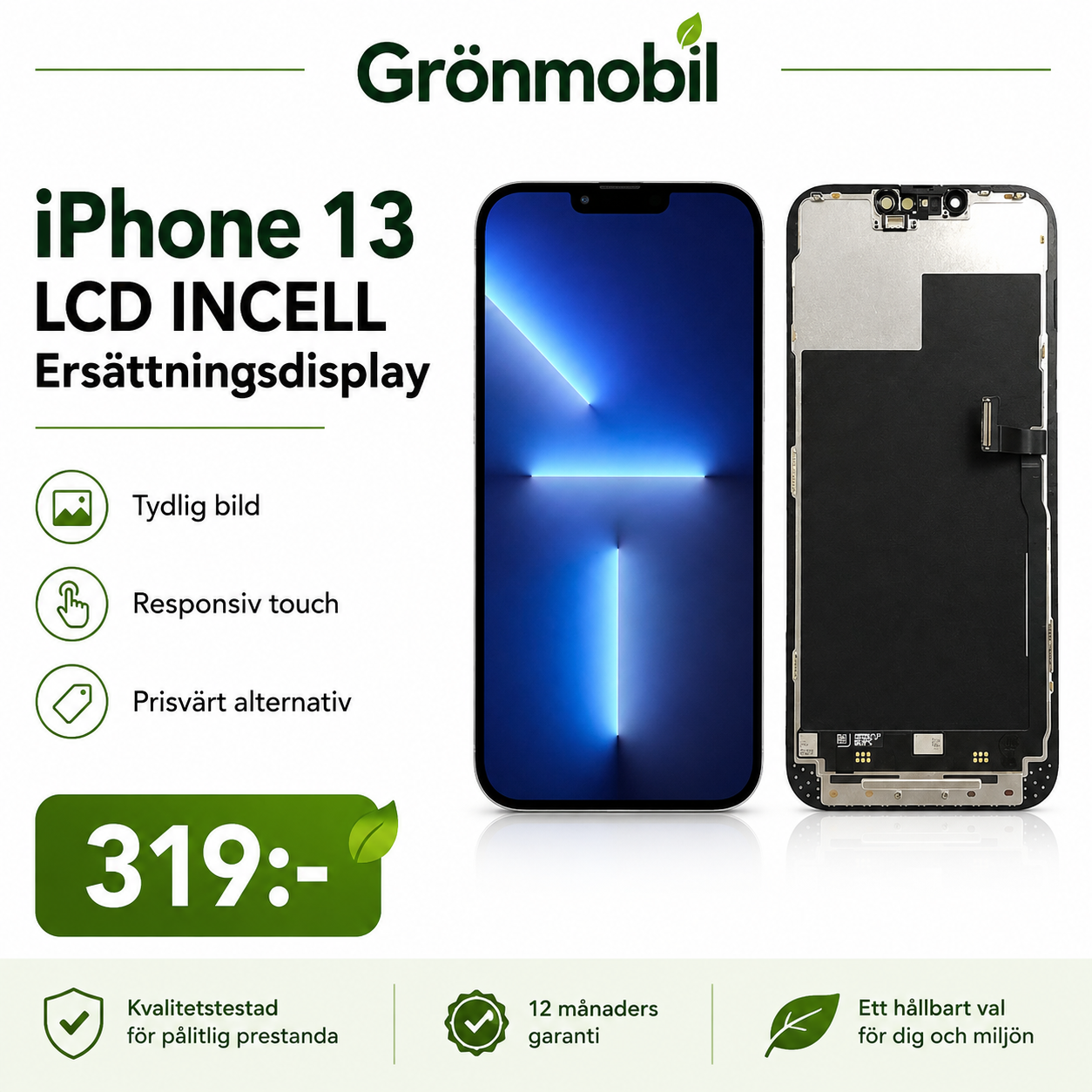 iPhone 13 LCD - SUPERKAMPANJ!