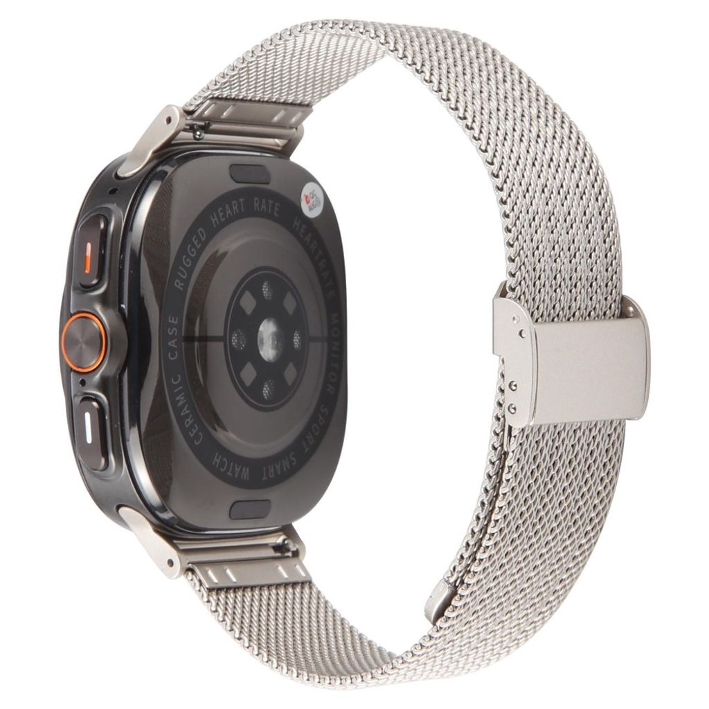 Samsung Galaxy Watch Ultra 47mm Milanese Metal Watchband Strap – Starlight