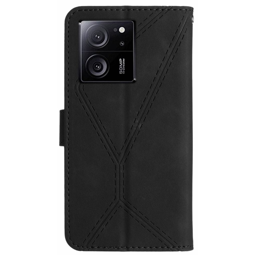 Xiaomi 13T, 13T Pro plånboksfodral – svart