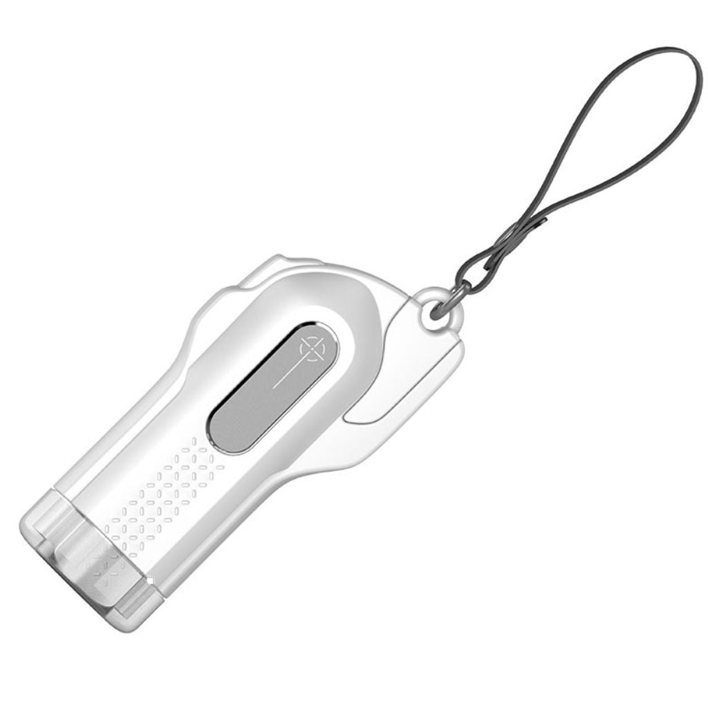 CS-B09 Emergency Car Safety Hammer & Seatbelt Cutter Tungsten Steel Window Breaker - White