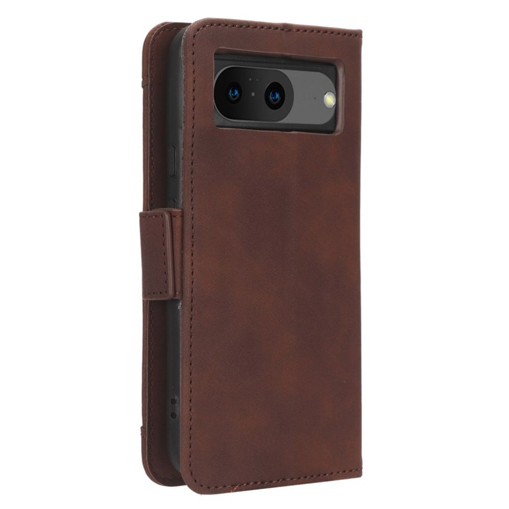 Google Pixel 8 plånboksfodral – brun