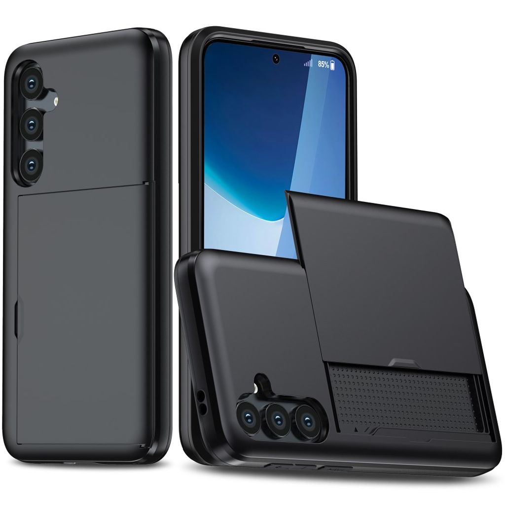 Samsung Galaxy S25 FE skal with kortfack – svart