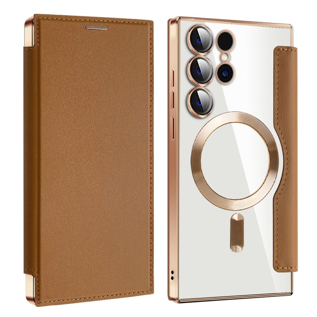 Samsung Galaxy S24 Ultra fodral with MagSafe – brun