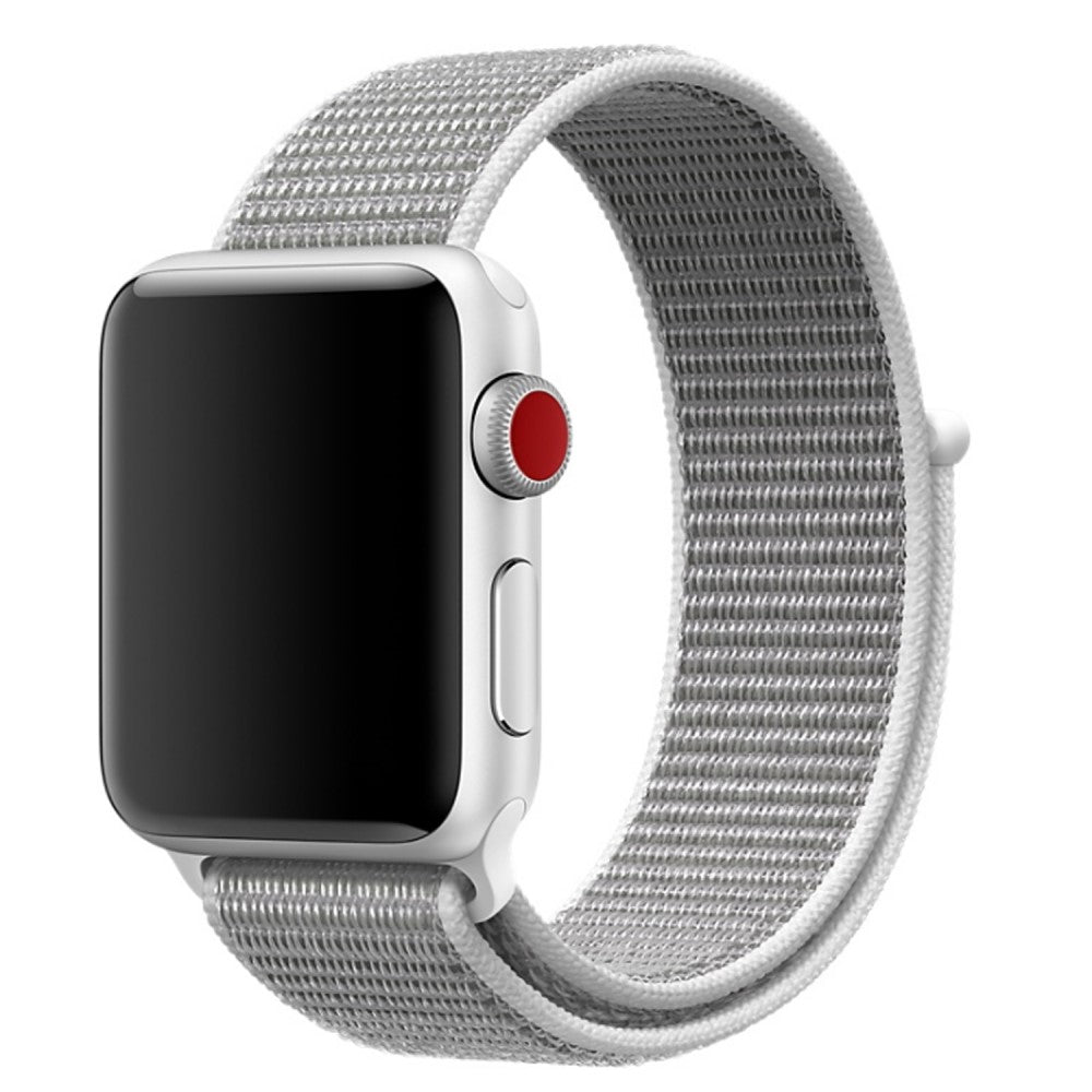 Apple Watch 38/40/41/42mm Velcro Watch Strap - White