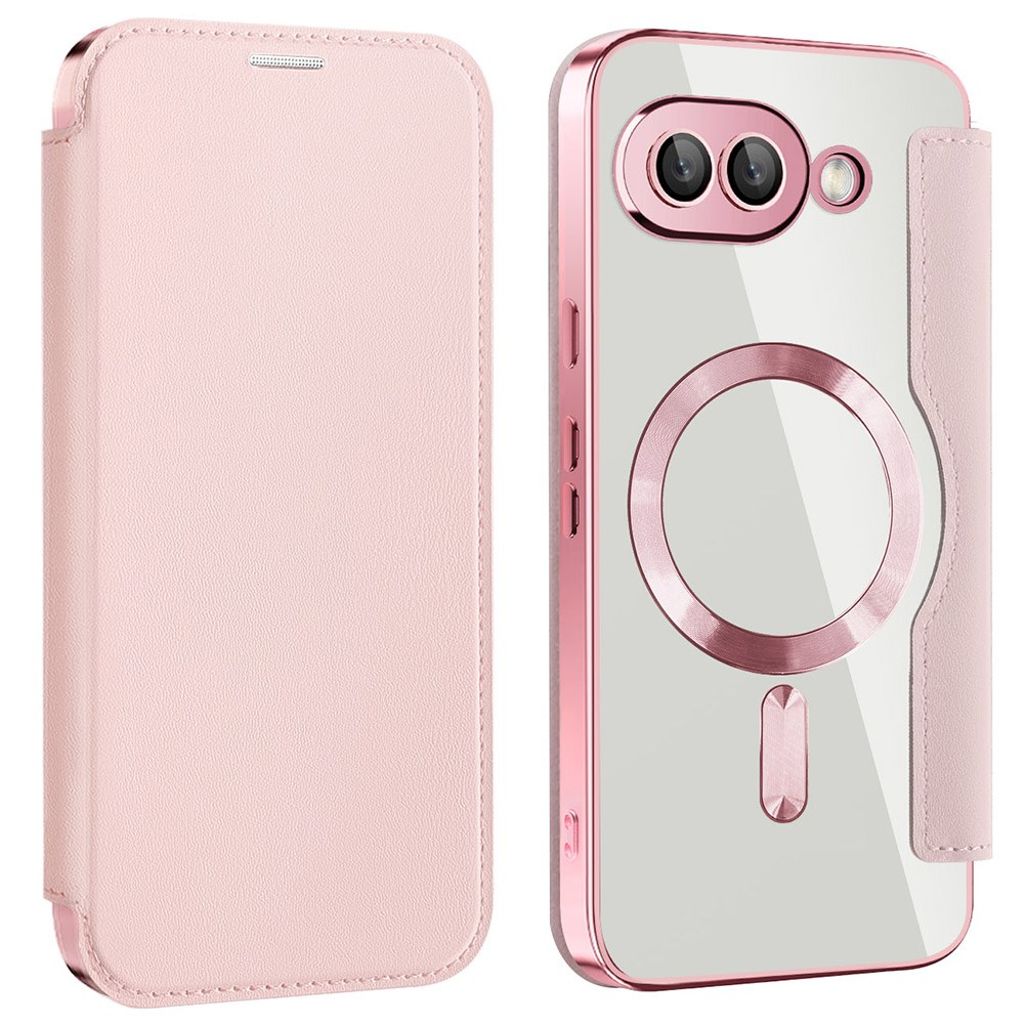 Google Pixel 9a MagSafe compatible fodral – rosa