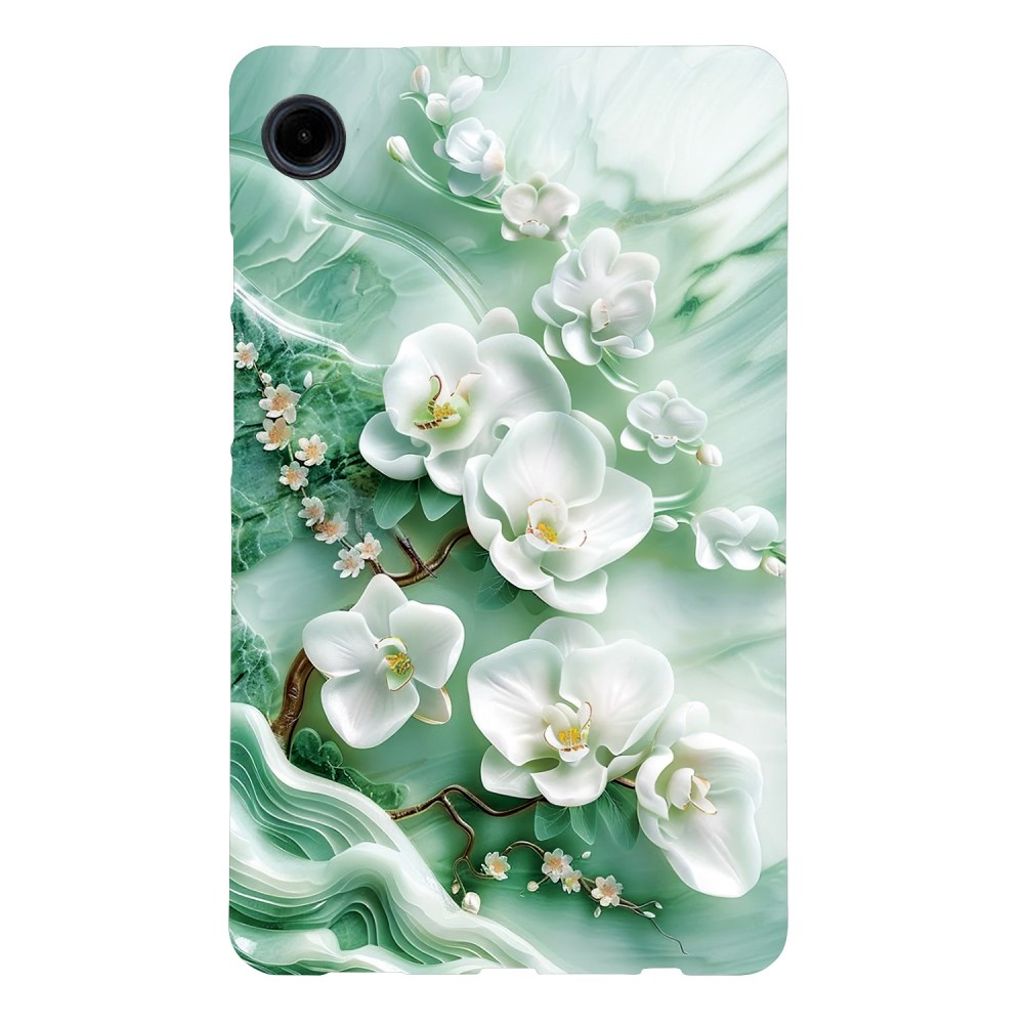 Samsung Galaxy Tab A11/A9 Case with print - Jade Flower