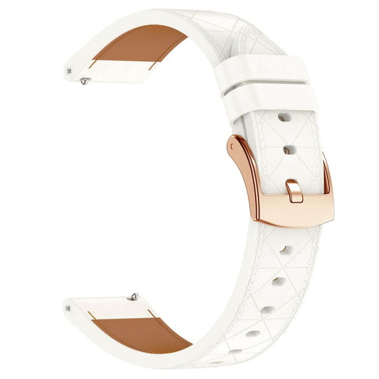Garmin Venu 3S Watch Strap in Leather - White