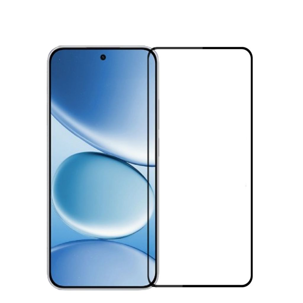 Xiaomi Redmi Note 15 Pro 5G skärmskydd härdat glas 9H Full svart