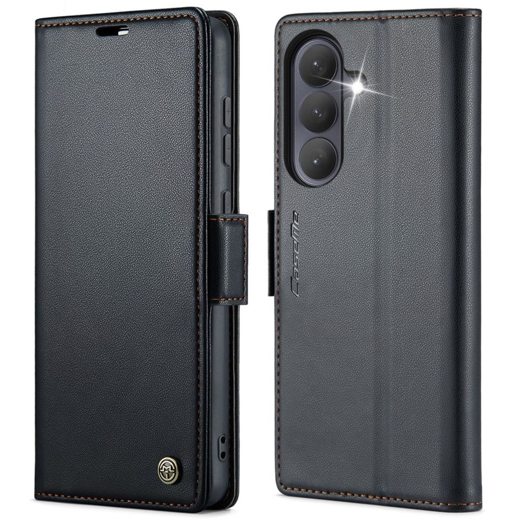 CASEME Samsung Galaxy S26 plånboksfodral RFID Blocking stativ – svart