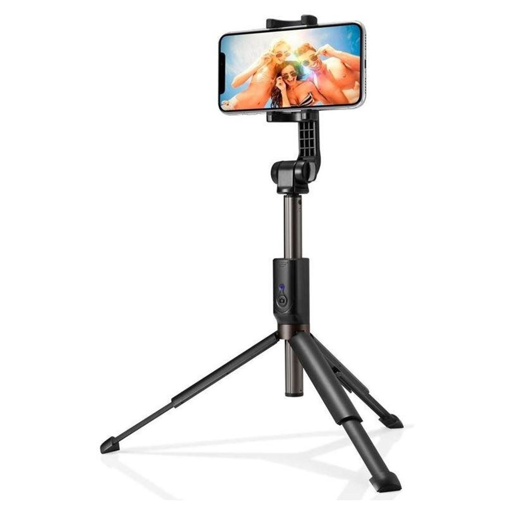 Spigen S540W Wireless selfiestick / stativ, 77cm - svart