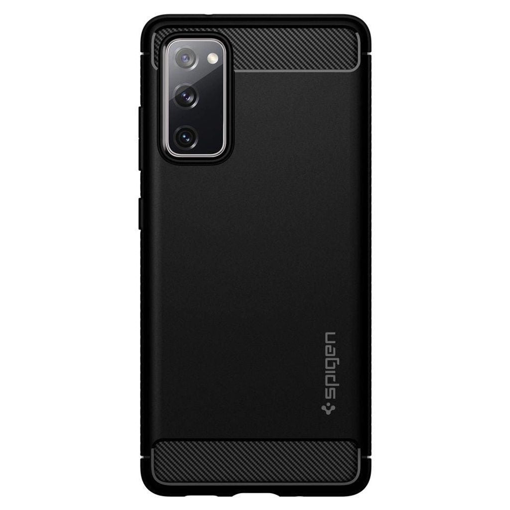 Spigen Samsung Galaxy S20 FE Rugged Armor skal – Matte svart