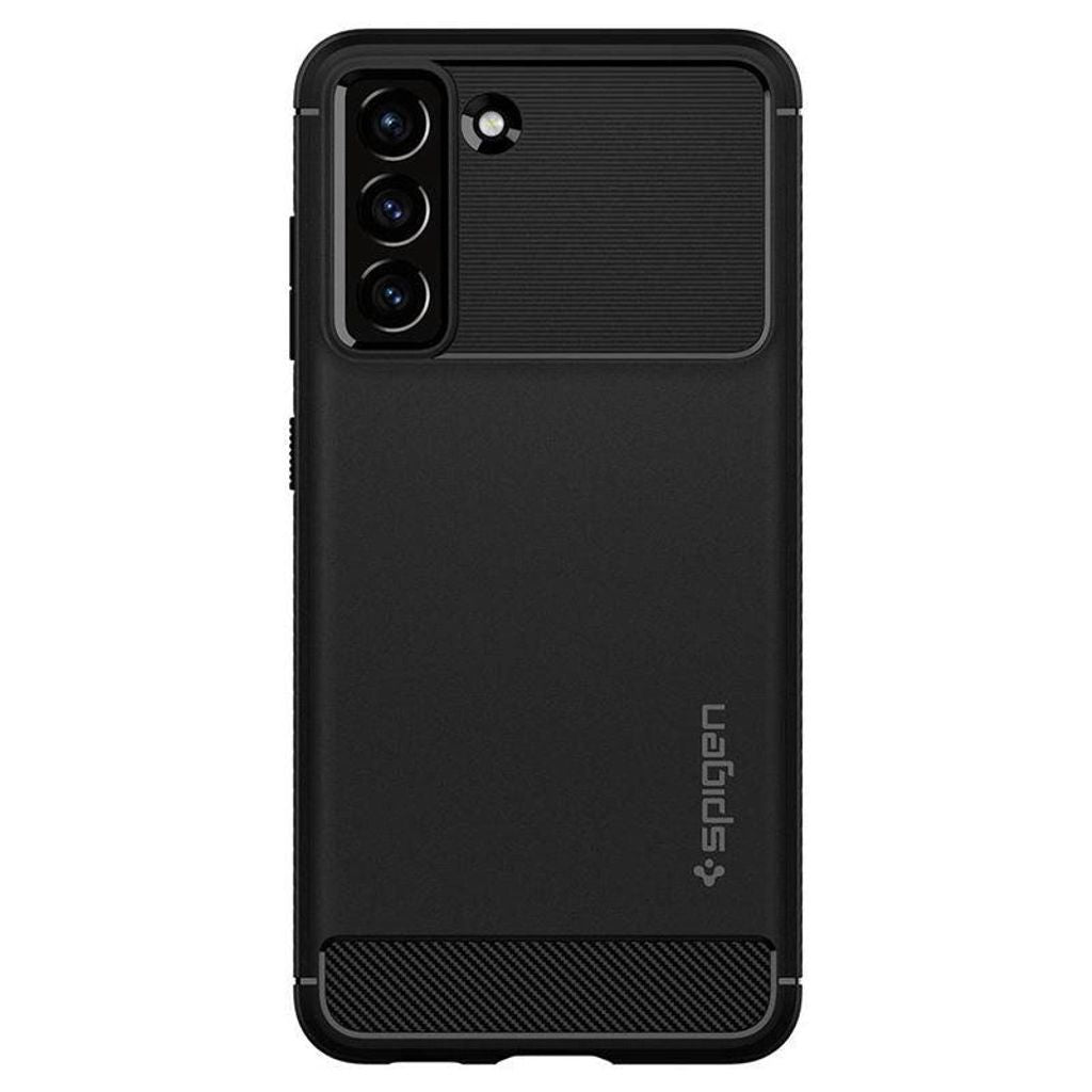 Spigen Samsung Galaxy S21 FE Rugged Armor skal – Matte svart
