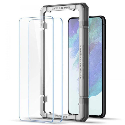 Spigen Samsung Galaxy S21 FE Tempered Glass Screen Protector Alm Glas.Tr, 2-Pack