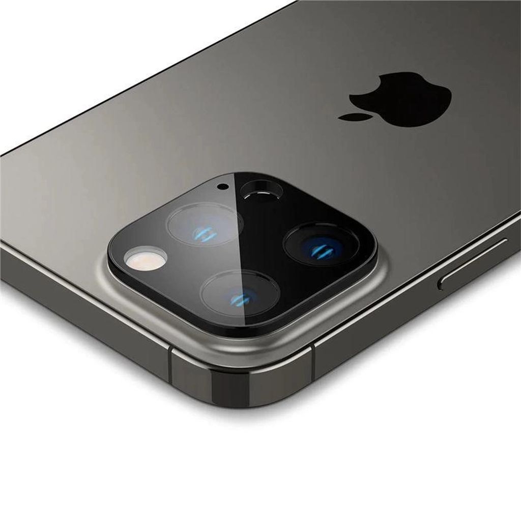 Spigen iPhone 14 Pro / 14 Pro Optik.Tr Ez Fit lens protector, 2-pack - Black