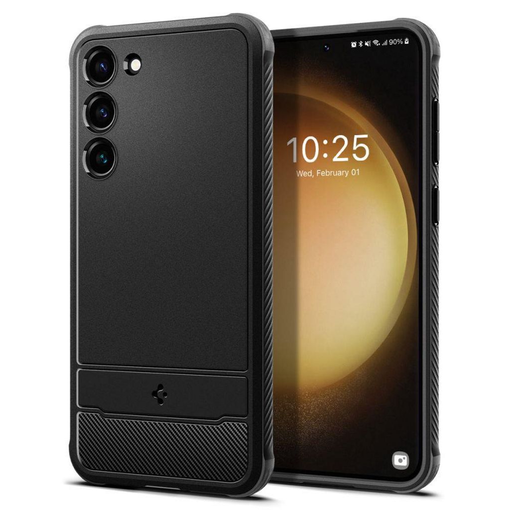 Spigen Rugged Armor skal till Samsung Galaxy S23 – svart