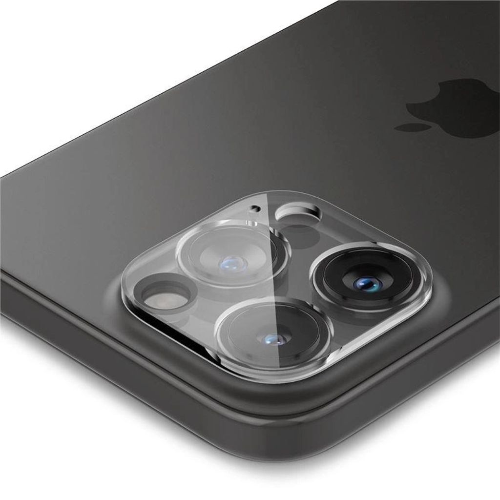 Spigen iPhone 14 Pro / 14 Pro Max / 15 Pro / 15 Pro Max Optik.Tr Ez Fit lens protector, 2-pack