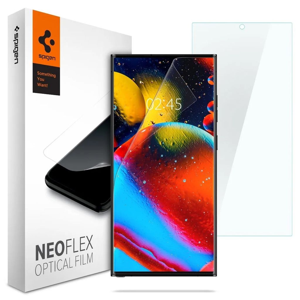 Spigen Samsung Galaxy S23 Ultra Neo Flex screen protector protective film, 2-pack