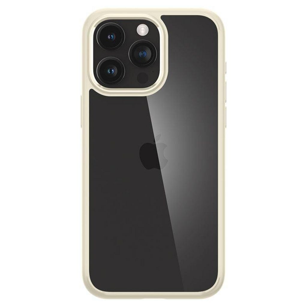 Spigen iPhone 15 Pro Max Crystal Hybrid Skal - Sand Beige