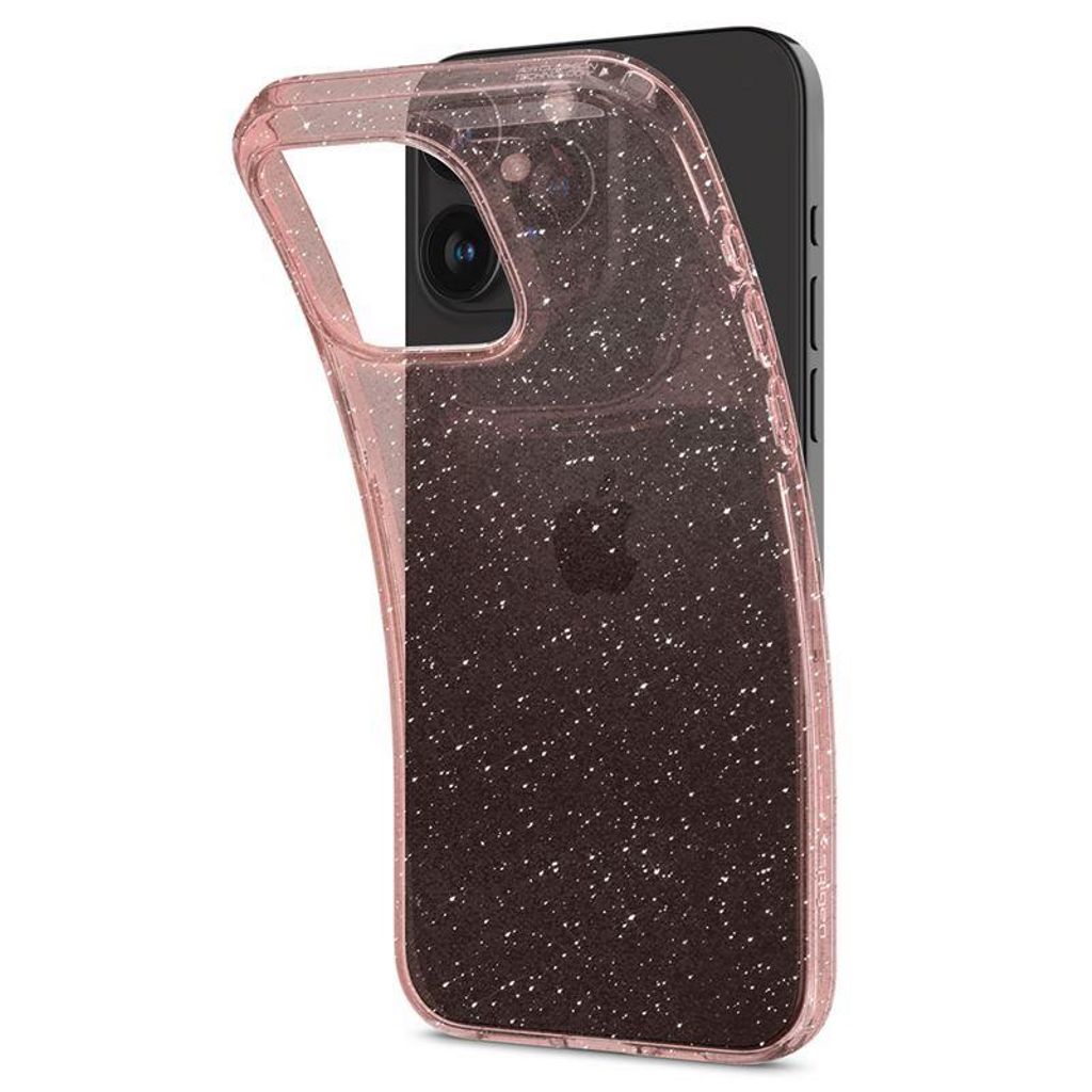 Spigen iPhone 15 Pro Max Liquid Cyrstal skal Glitter – Rose Quartz