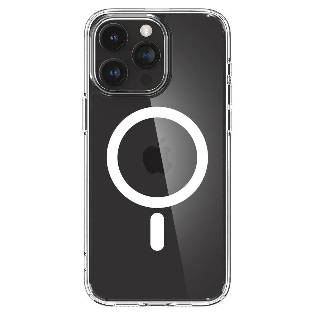 Spigen Ultra Hybrid Mag iPhone 15 Pro Max skal - vit