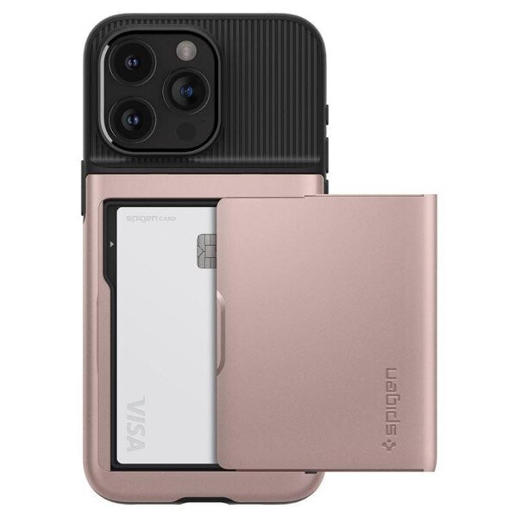 Spigen iPhone 15 Pro Max Slim Armor skal Cs – roséguld