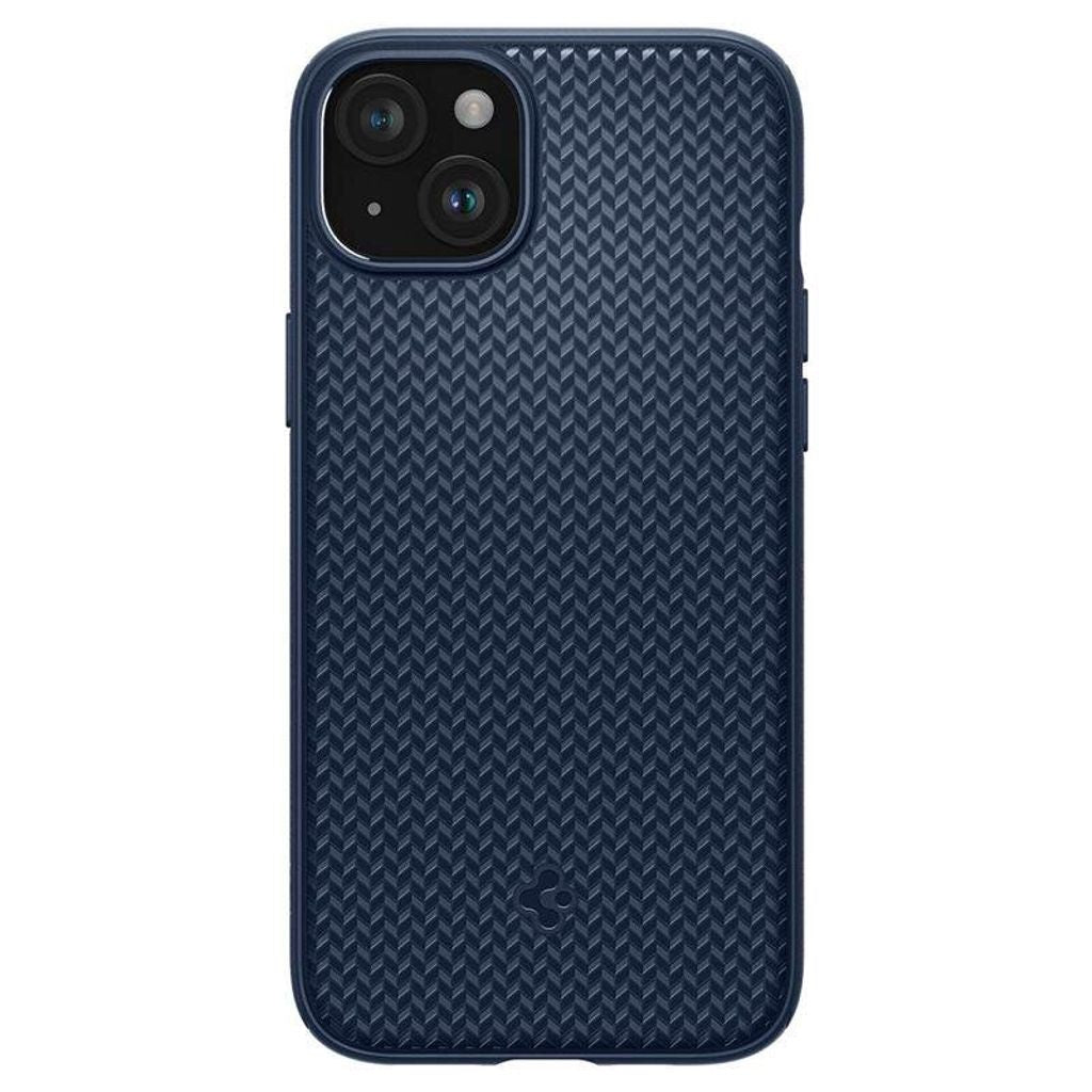 Spigen iPhone 15 Plus Mag Armor MagSafe skal – Navy blå