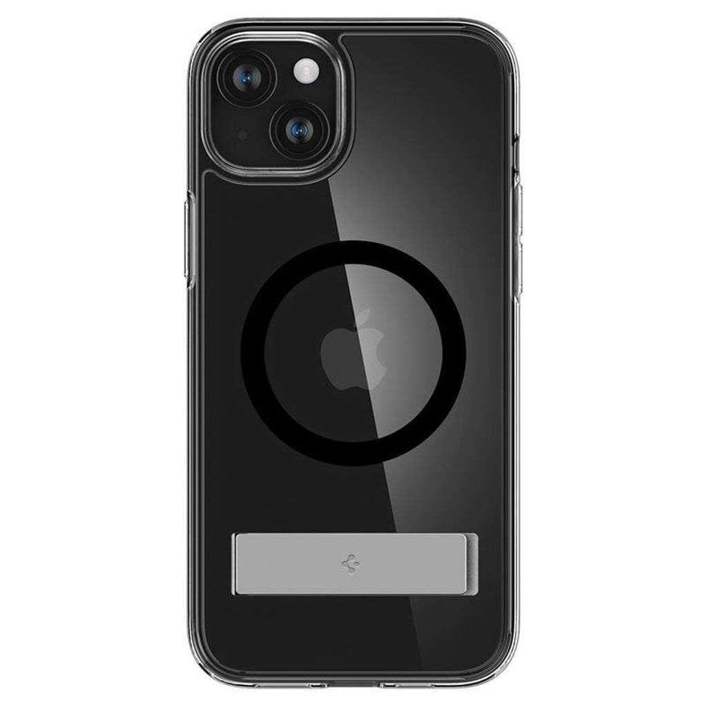 Spigen iPhone 15 Ultra Hybrid skal S MagSafe skal With stativ – svart