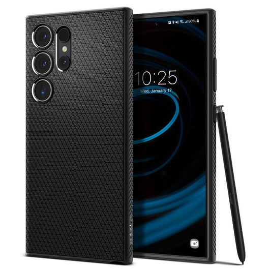 Spigen Liquid Air skal för Samsung Galaxy S24 Ultra - matte svart