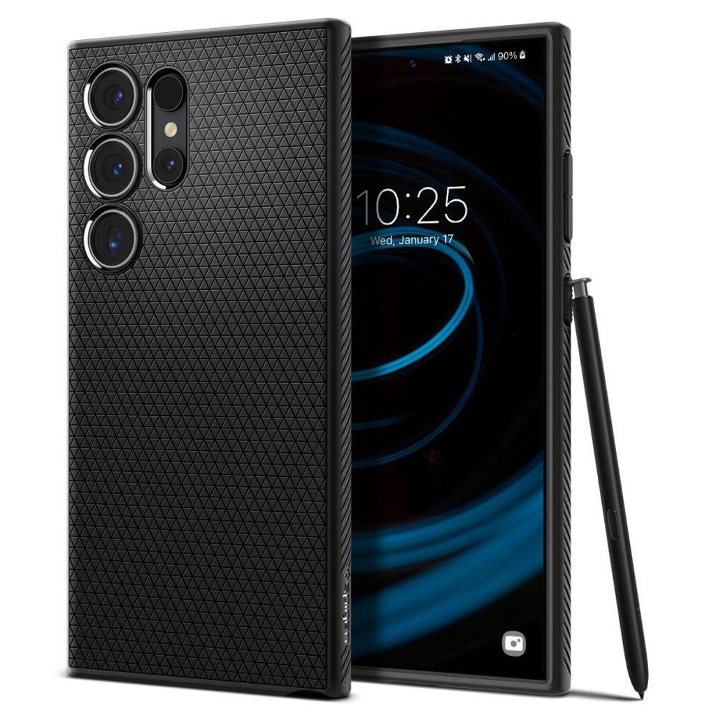Spigen Liquid Air skal till Samsung Galaxy S24 Ultra – matte svart
