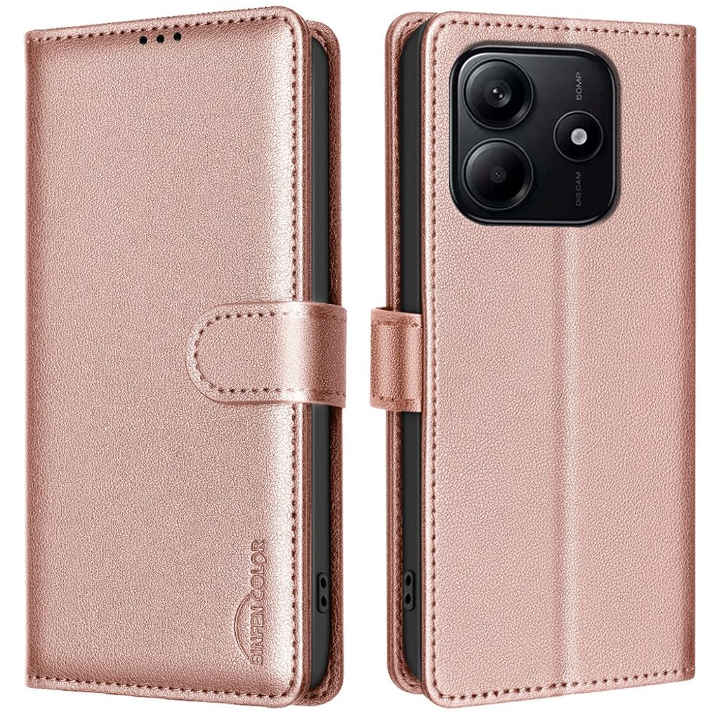 BINFEN COLOR Xiaomi Redmi Note 14 4G fodral - roséguld