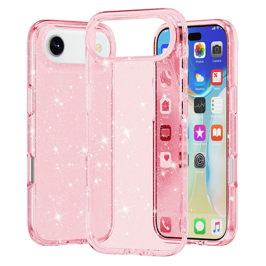 iPhone Air Glitter Skal - Pink