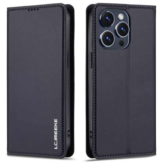 LC.IMEEKE iPhone 14 Pro Max plånboksfodral stativ - svart