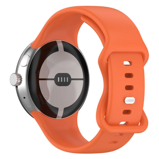 Google Pixel Watch 3 41mm etc. Watch Strap in Silicone - Orange