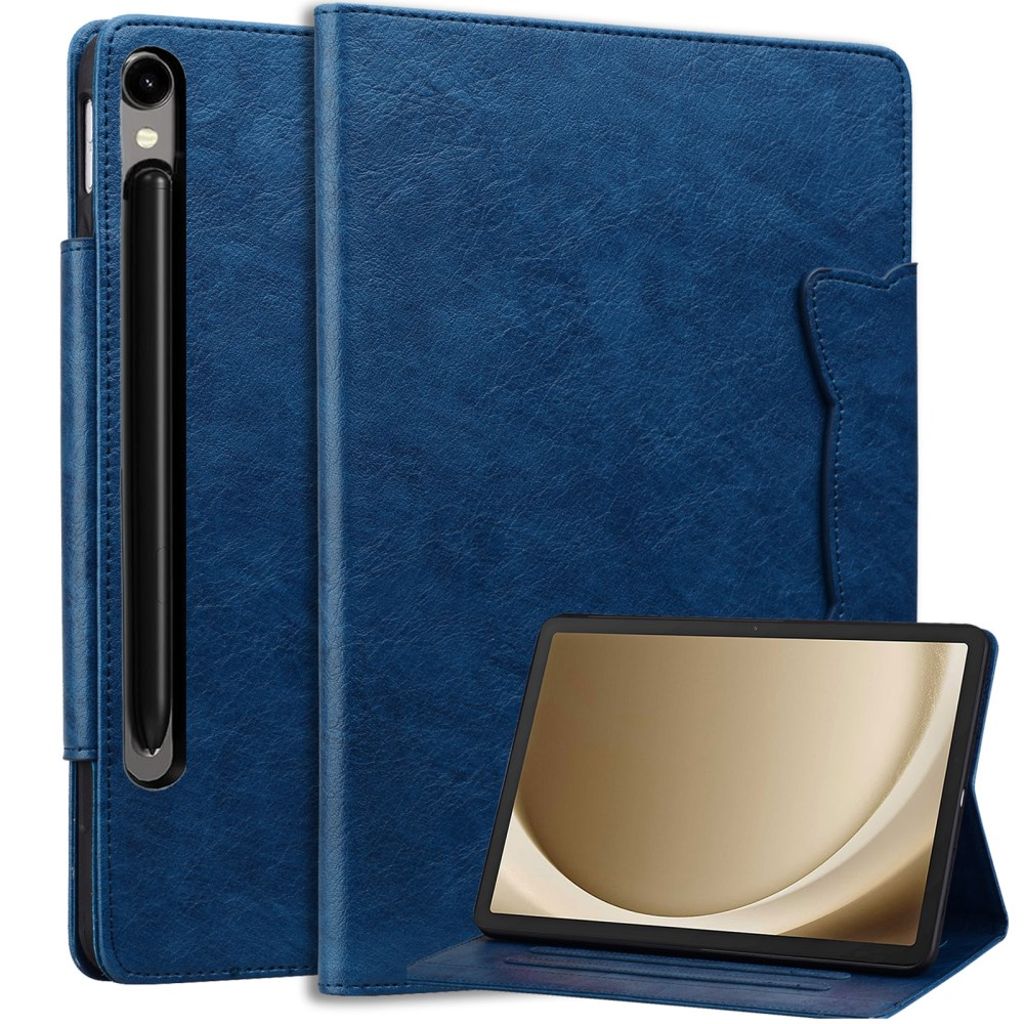 Samsung Galaxy Tab S11 Cover Stand Card Holder - Dark Blue