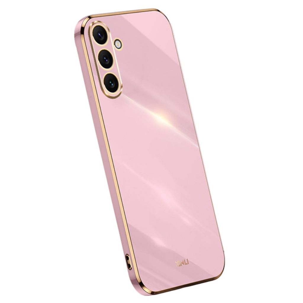 XINLI Samsung Galaxy A16 skal with guld frame – lila