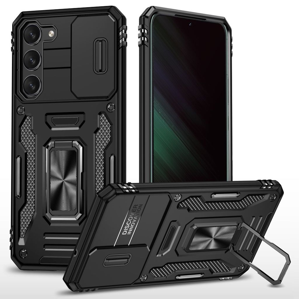 Samsung Galaxy S24 Case with lens protector - Black