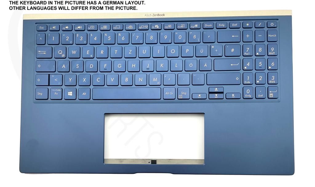 Asus UX534FT-2B Keyboard (UK-ENGLISH) Module/AS (BACKLIGHT, WITH SCP)