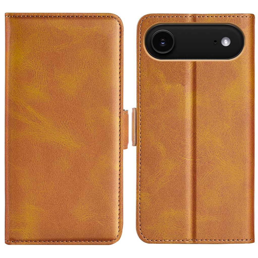 iPhone Air Wallet Fodral in calf texture - Yellow