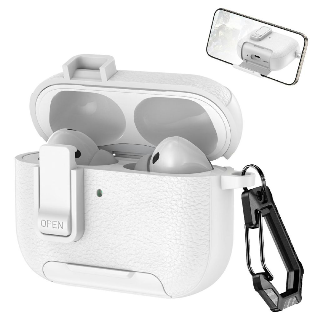 Apple AirPods Pro 3 Case with Stand - White