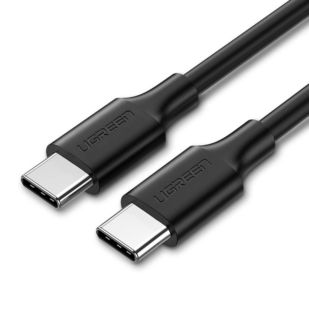 Ugreen USB-C to USB-C kabel PD, QC, 3A, 480mbps, 2m - svart