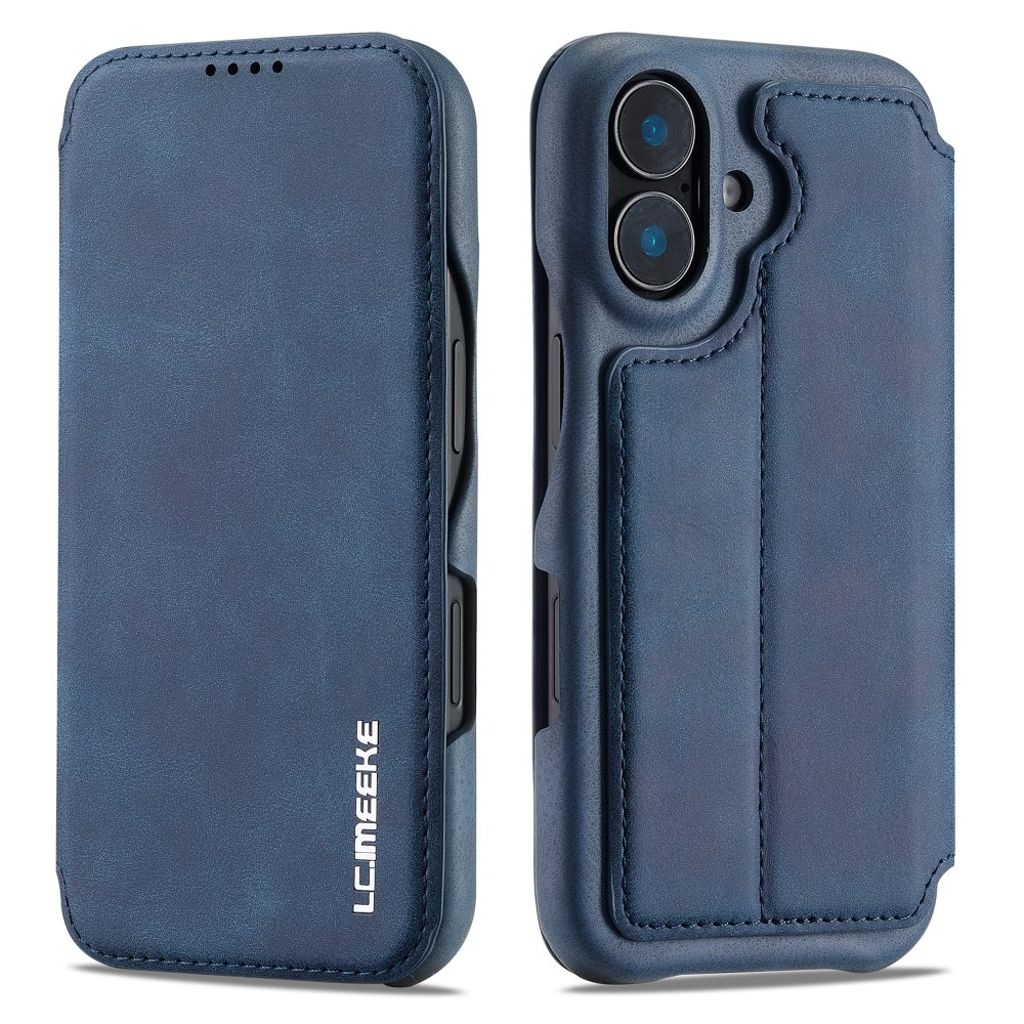 LC.IMEEKE iPhone 16 Fodral with Stand - Blue