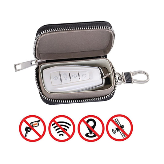 Signal Blocking Faraday Box for Car Keys - Black