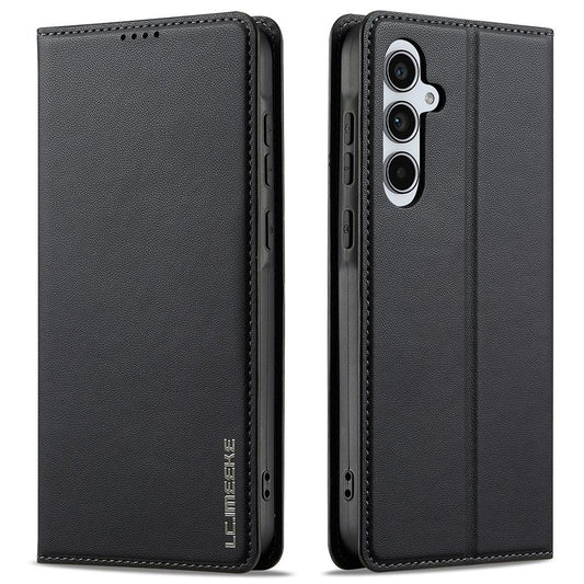 LC.IMEEKE Samsung Galaxy A17 5G Wallet Cover - Black