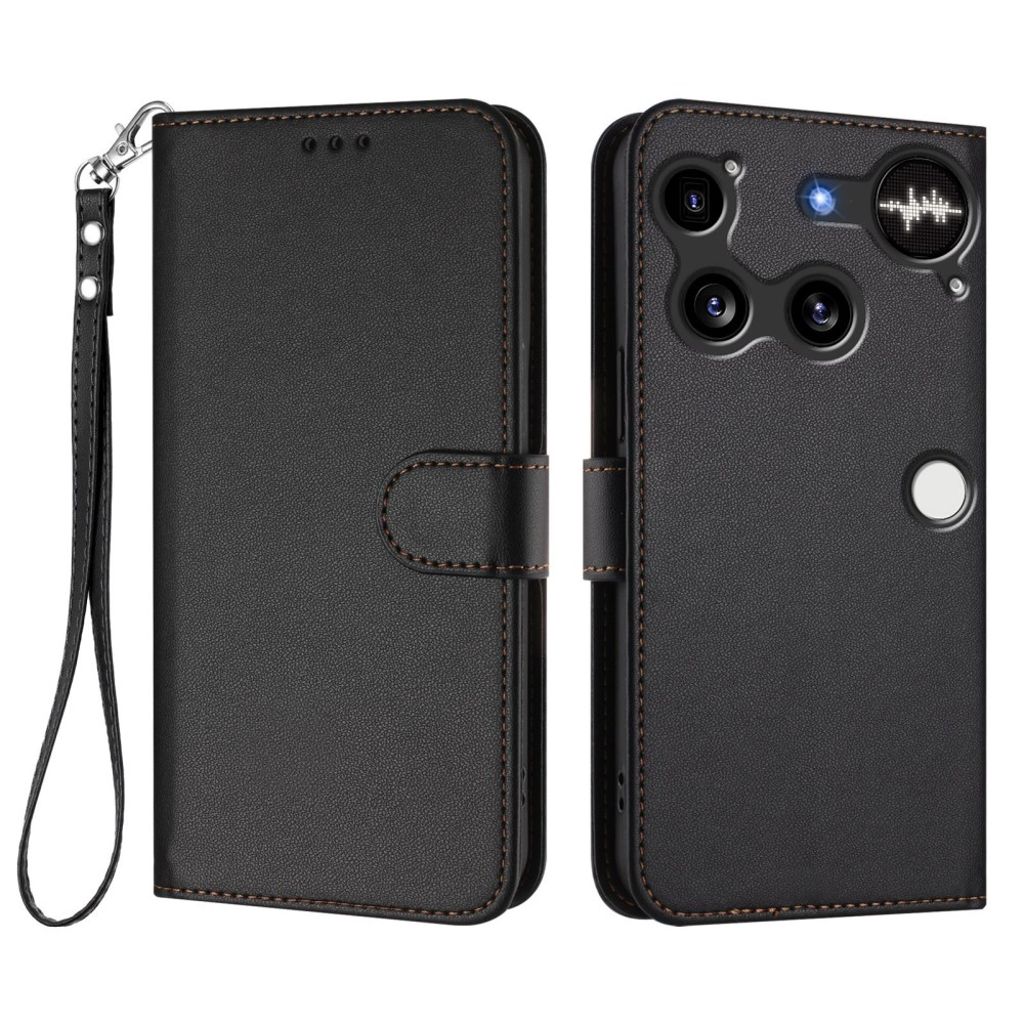Nothing Phone (3) 5G plånboksfodral stativ Card Holder – svart