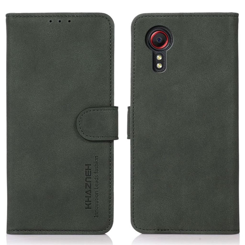 KHAZNEH Samsung Galaxy Xcover 7 plånboksfodral – grön