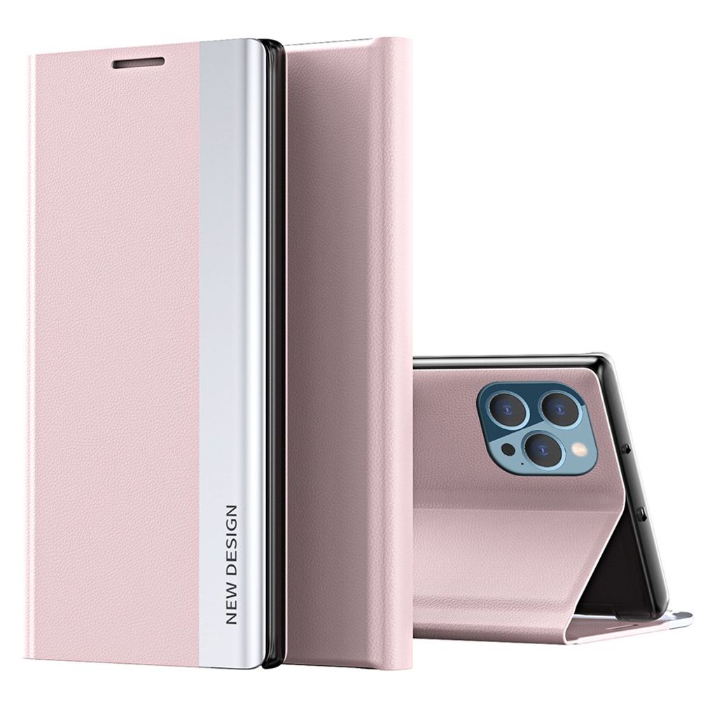 IPhone 16 Pro skal med stativ - rosa