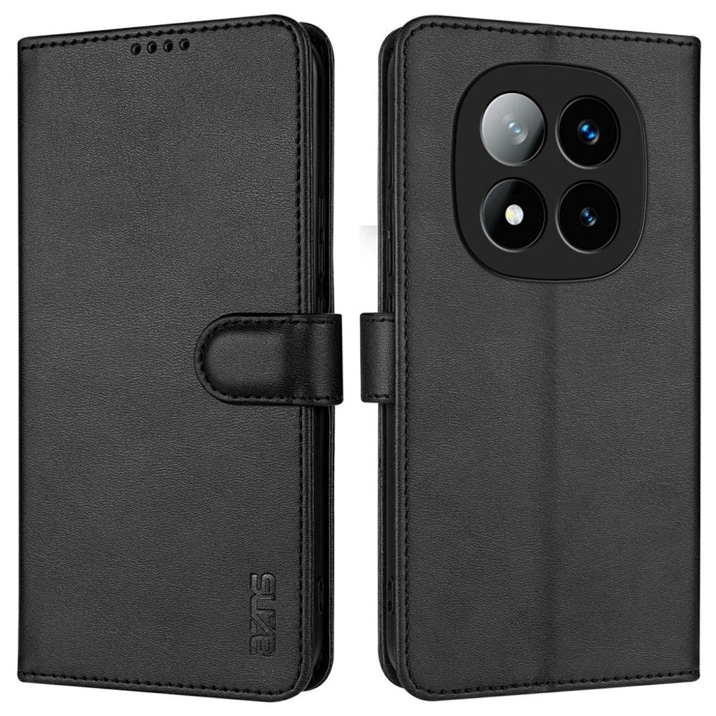AZNS Xiaomi Redmi Note 14 Pro 5G plånboksfodral – svart
