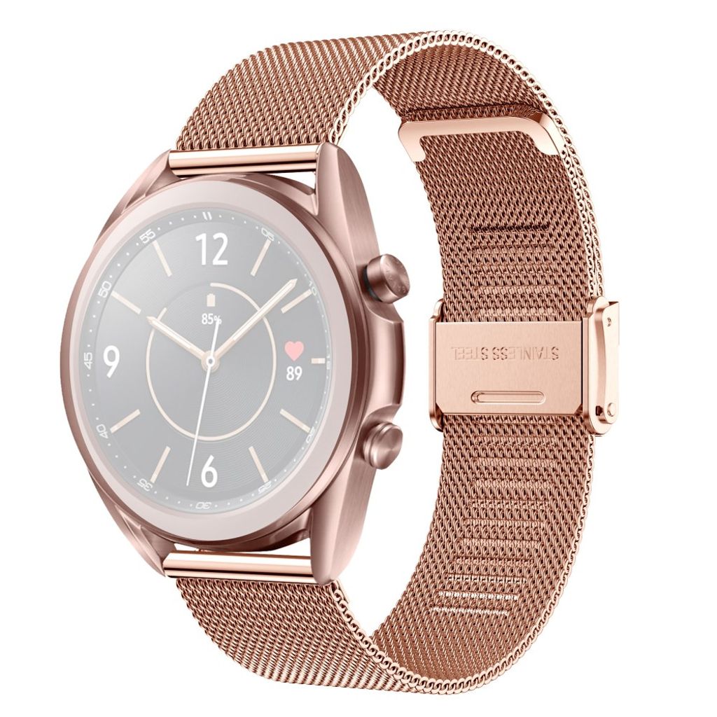 Samsung Galaxy Watch 3 41mm Milanese Watch Strap - Rose Gold