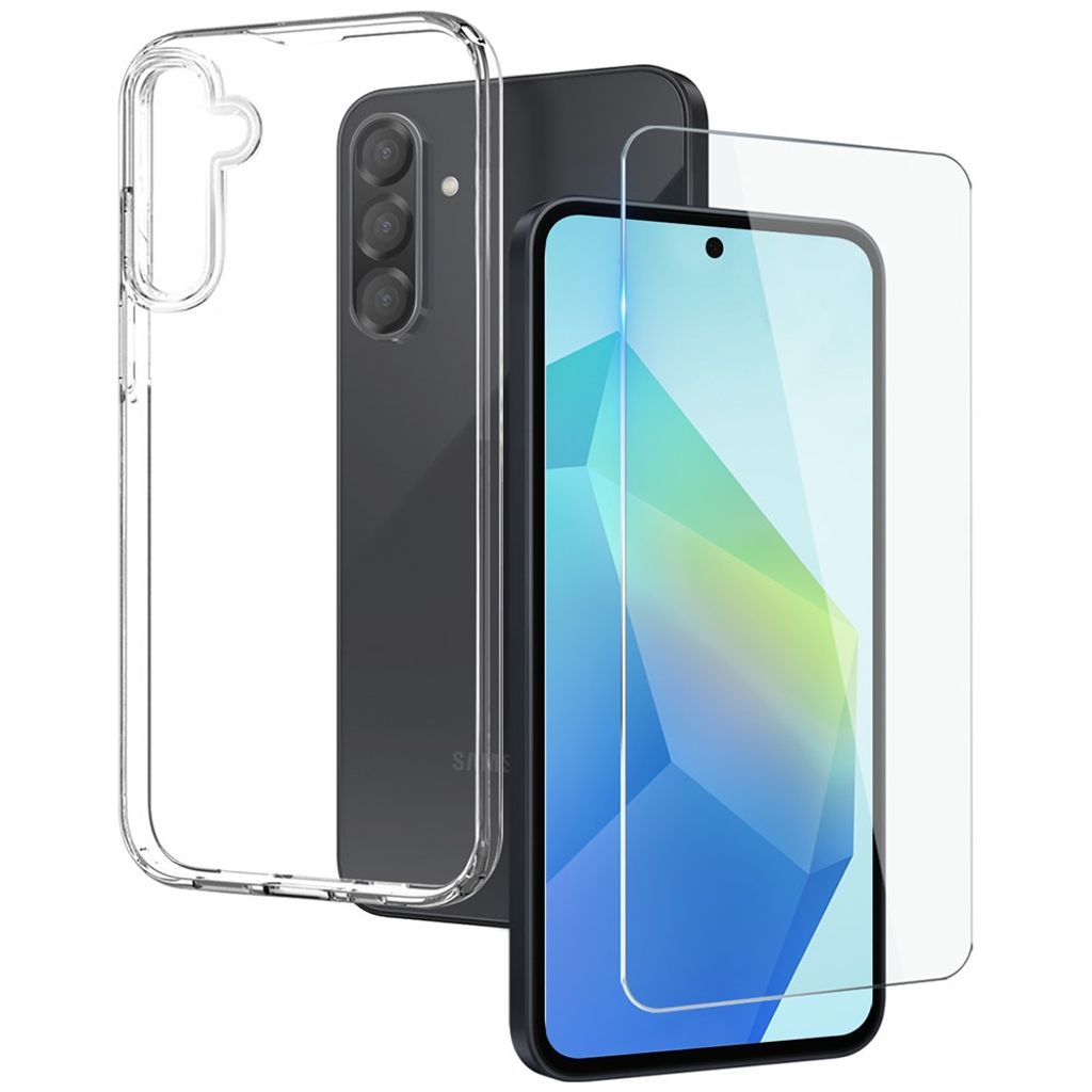 NORTHJO Samsung Galaxy A56 5G skal & skärmskydd – transparent