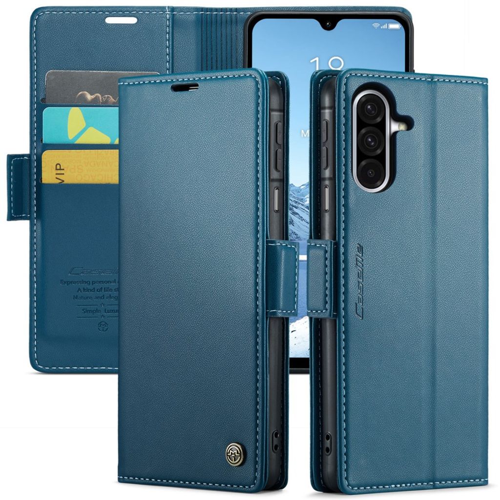 CASEME Samsung Galaxy A26 5G fodral with RFID Blocking – blå